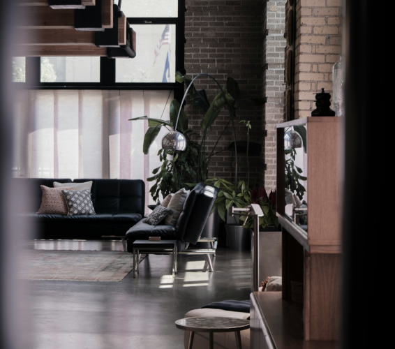 interior of contemporary home